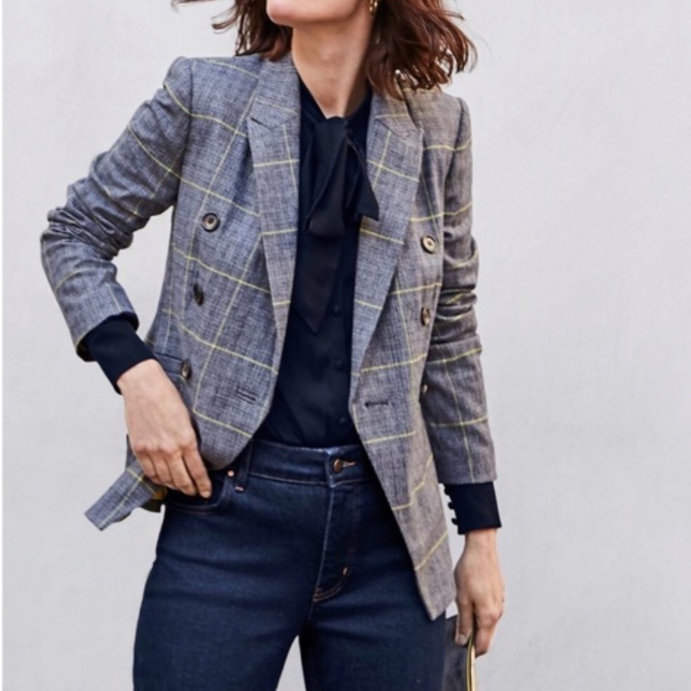 Boden houndstooth blazer, US Size 12. Never worn, tags removed.